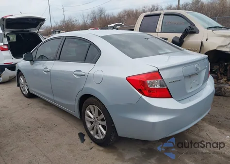 2012 Honda Civic Ex-L из США, поврежденный, VIN 2HGFB2F92CH546113